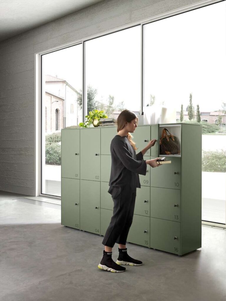 regole per i lockers in caso di desk sharing in ufficio