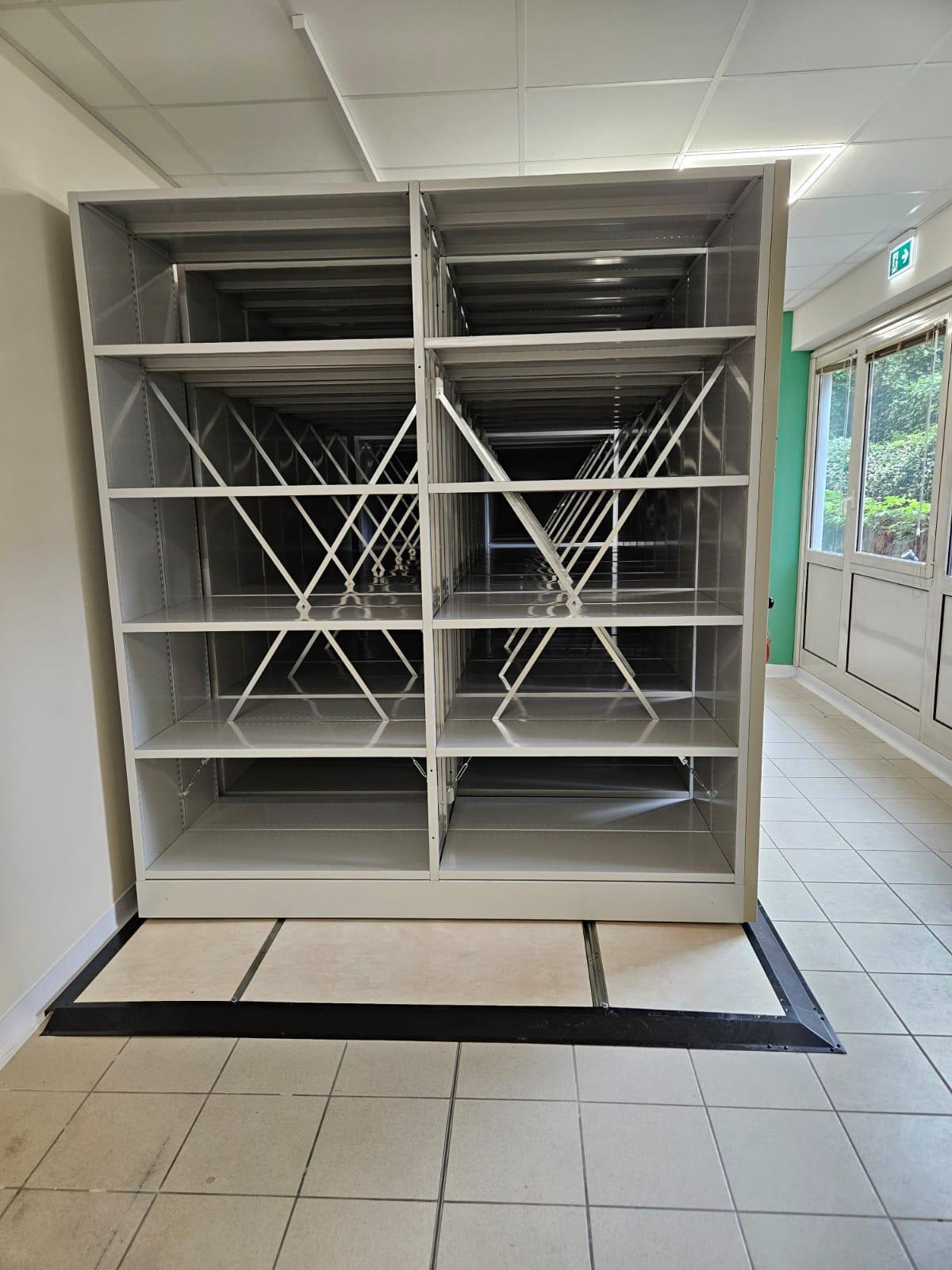 Universita Salesiana Roma scaffalature compattabili