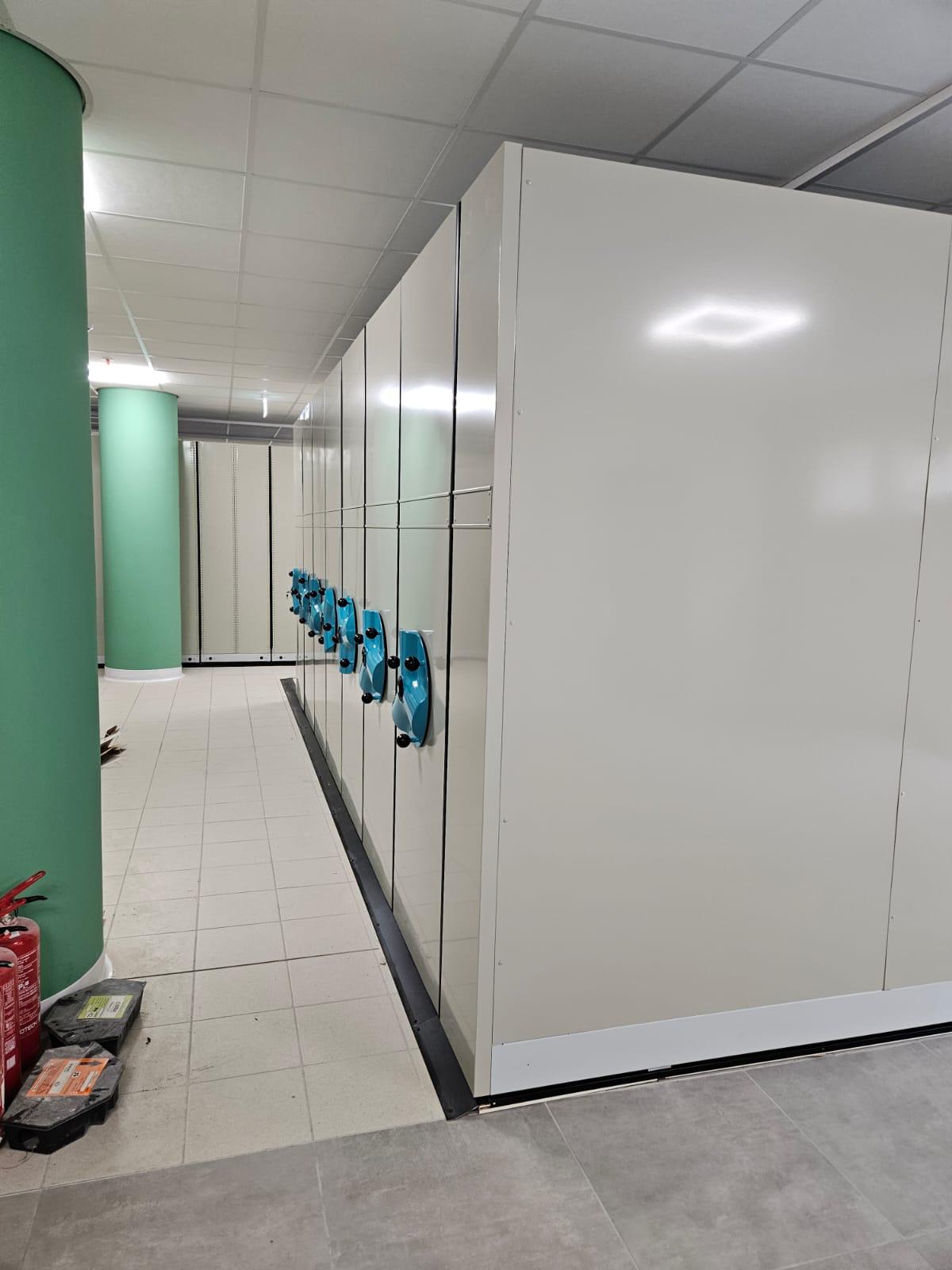 Universita Salesiana Roma scaffalature compattabili